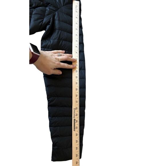 THE NORTH FACE Karokora Parka 700 Down Fill Hooded Puffer Jacket size S Black - Picture 9 of 15